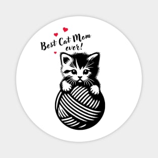 Cat Mom Magnet